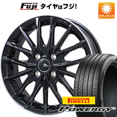 【新品国産車用5穴114.3】 夏タイヤ ホイール4本セット 205/65R16 ピレリ パワジー ブランドルライン DF-10M グロスブラック/リムポリッシュ 6.5J 16インチ(送料無料) 59,340円