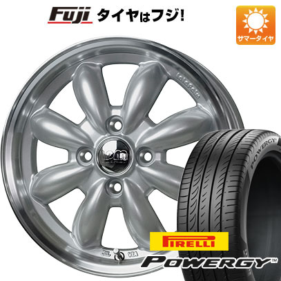 【新品国産車用4穴100】 夏タイヤ ホイール4本セット 185/60R15 ピレリ パワジー ホットスタッフ ララパーム カップ 2 5.5J 15インチ(送料無料)