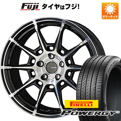 【新品国産車用5穴114.3】 夏タイヤ ホイール4本セット 225/60R18 ピレリ パワジー 共豊 ガレルナ レフィーノ 8J 18インチ(送料無料)｜フジ スペシャルセレクション