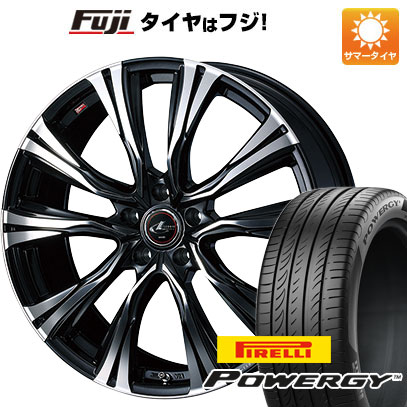 【新品国産車用5穴114.3】 夏タイヤ ホイール4本セット 245/35R19 ピレリ パワジー WEDS ウェッズ レオニス VR 8J 19インチ(送料無料)