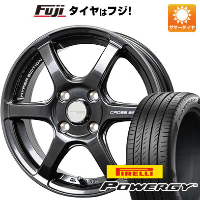 【新品国産車用4穴100】 夏タイヤ ホイール4本セット 205/45R17 ピレリ パワジー ホットスタッフ クロススピード ハイパーエディションRS6 6.5J 17インチ(送料無料)