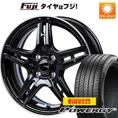 【新品国産車用4穴100】 夏タイヤ ホイール4本セット 195/55R16 ピレリ パワジー モンツァ JPスタイル R52 6J 16インチ(送料無料)