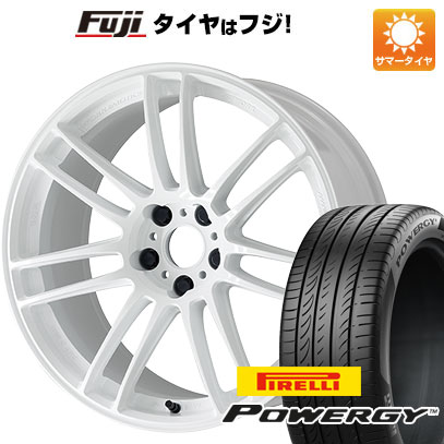 【新品国産車用5穴114.3】 夏タイヤ ホイール4本セット 225/45R19 ピレリ パワジー WORK ワーク エモーション ZR7 8J 19インチ(送料無料)