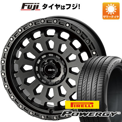 【新品国産車用5穴114.3】 夏タイヤ ホイール4本セット 225/65R17 ピレリ パワジー フォーバイフォーエンジニア エアージー ヴァルカン 7J 17インチ(送料無料)｜フジ スペシャルセレクション
