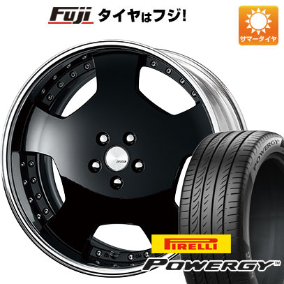 【新品国産車用5穴114.3】 夏タイヤ ホイール4本セット 225/60R18 ピレリ パワジー WORK ワーク ランベック LDZ 8J 18インチ(送料無料)