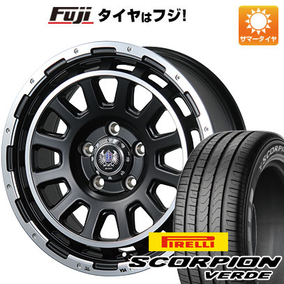 【新品】デリカD5 夏タイヤ ホイール4本セット 215/70R16 ピレリ スコーピオン ヴェルデ ブレスト バーンズテック DHストリーム 7J 16インチ(送料無料)|フジ スペシャルセレクション