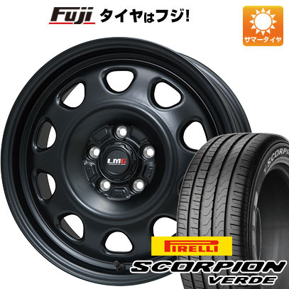 【新品】デリカD5 夏タイヤ ホイール4本セット 215/70R16 ピレリ スコーピオン ヴェルデ レアマイスター LMG OFF-STYLE(マットブラック) 7J 16インチ(送料無料) 62,260円