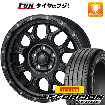 【新品】デリカD5 夏タイヤ ホイール4本セット 215/70R16 ピレリ スコーピオン ヴェルデ モンツァ HI-BLOCK ジェラード 7J 16インチ(送料無料)