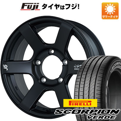【新品】ジムニーシエラ/ジムニーノマド 夏タイヤ ホイール4本セット 215/70R16 ピレリ スコーピオン ヴェルデ ドゥオール CST ZERO-1 ハイパーJ6 6J 16インチ(送料無料)
