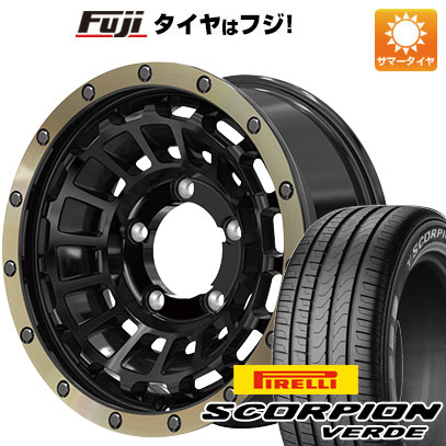 【新品】ジムニーシエラ/ジムニーノマド 夏タイヤ ホイール4本セット 215/70R16 ピレリ スコーピオン ヴェルデ ホットスタッフ バークレイハードロック ローガン 6J 16インチ(送料無料)