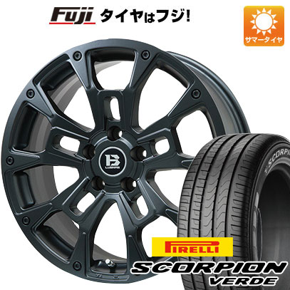 【新品】デリカD5 夏タイヤ ホイール4本セット 215/70R16 ピレリ スコーピオン ヴェルデ ビッグウエイ B-LUGNAS BRD(マットブラック) 6.5J 16インチ(送料無料) 69,355円
