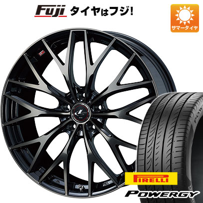 【新品国産車用5穴114.3】 夏タイヤ ホイール4本セット 205/60R16 ピレリ パワジー WEDS ウェッズ レオニス MX 6.5J 16インチ(送料無料)|フジ スペシャルセレクション