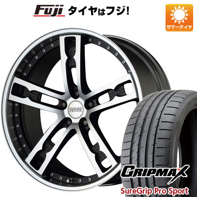 【新品国産車用5穴114.3】 夏タイヤ ホイール4本セット 245/40R20 グリップマックス シュアグリップ PRO SPORT BSW（限定） エムズスピード FORGEDデザイン 555 8.5J 20インチ(送料無料)