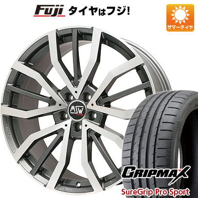 【新品国産車用5穴114.3】 夏タイヤ ホイール4本セット 245/45R19 グリップマックス シュアグリップ PRO SPORT BSW（限定） MSW by OZ Racing MSW 49(グロスガンメタルポリッシュ) 8J 19インチ(送料無料)｜フジ スペシャルセレクション