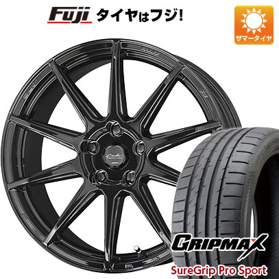 【新品国産車用5穴114.3】 夏タイヤ ホイール4本セット 225/45R18 グリップマックス シュアグリップ PRO SPORT BSW(限定) 共豊 サーキュラー C10R 8J 18インチ(送料無料)|フジ スペシャルセレクション