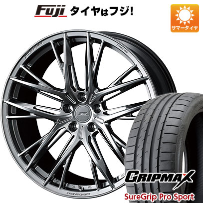 【新品国産車用5穴114.3】 夏タイヤ ホイール4本セット 245/40R20 グリップマックス シュアグリップ PRO SPORT BSW（限定） WEDS ウェッズ F-ZERO FZ-5 9J 20インチ(送料無料)