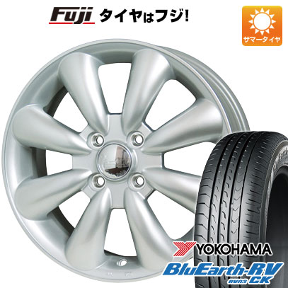 【パンク保証付き】【新品 軽自動車】ハスラー 夏タイヤ ホイール4本セット 165/65R14 ヨコハマ ブルーアース RV-03CK ホットスタッフ ララパーム KC-8 4.5J 14インチ(送料無料)