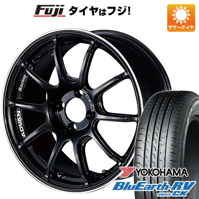 【パンク保証付き】【新品国産車用4穴100】 夏タイヤ ホイール4本セット 175/65R15 ヨコハマ ブルーアース RV-03CK ヨコハマ アドバンレーシング RZII 6J 15インチ(送料無料)|フジ スペシャルセレクション