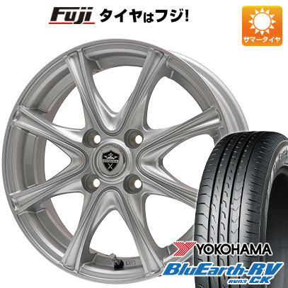【パンク保証付き】【新品】クロスビー/イグニス 夏タイヤ ホイール4本セット 175/60R16 ヨコハマ ブルーアース RV-03CK エルベ エステローザ MZV シルバー 5J 16インチ(送料無料)｜フジ スペシャルセレクション