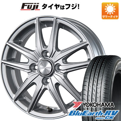 【パンク保証付き】【新品国産車用4穴100】 夏タイヤ ホイール4本セット 185/70R14 ヨコハマ ブルーアース RV-03CK ブリヂストン エコフォルム SE-20 5.5J 14インチ(送料無料)｜フジ スペシャルセレクション