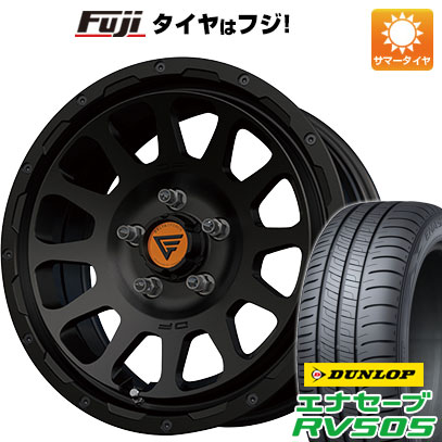 【新品国産車用5穴114.3】 夏タイヤ ホイール4本セット 225/60R17 ダンロップ エナセーブ RV505 デルタフォース オーバル 7J 17インチ(送料無料)｜フジ スペシャルセレクション