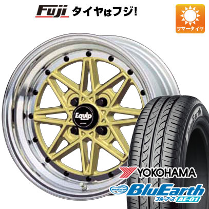 【新品 軽自動車】ハスラー デリカミニ(4WD) 夏タイヤ ホイール4本セット 165/60R15 ヨコハマ ブルーアース AE-01 WORK ワーク エクイップ 03 5J 15インチ(送料無料)｜フジ スペシャルセレクション