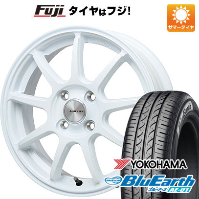 【新品】クロスビー/イグニス 夏タイヤ ホイール4本セット 175/60R16 ヨコハマ ブルーアース AE-01 レアマイスター LMスポーツ LM-QR ホワイト 5J 16インチ(送料無料)