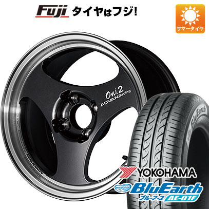 【新品国産車用4穴100】 夏タイヤ ホイール4本セット 185/70R14 ヨコハマ ブルーアース AE-01F ヨコハマ アドバンレーシング ONI2 6J 14インチ(送料無料)