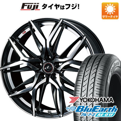 【新品】シエンタ 2022- 夏タイヤ ホイール4本セット 195/55R16 ヨコハマ ブルーアース AE-01F WEDS ウェッズ レオニス LM 6.5J 16インチ(送料無料)