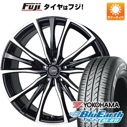 【新品】フリード 5穴/114 夏タイヤ ホイール4本セット 195/55R16 ヨコハマ ブルーアース AE-01F ホットスタッフ クロノス CH-110 6.5J 16インチ(送料無料) 62,865円