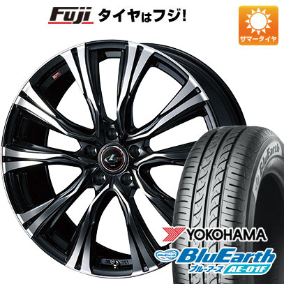 【新品】シエンタ 2015-22 夏タイヤ ホイール4本セット 185/60R15 ヨコハマ ブルーアース AE-01F WEDS ウェッズ レオニス VR 6J 15インチ(送料無料)|フジ スペシャルセレクション