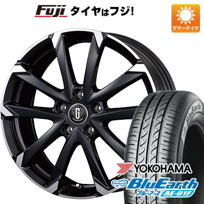 【新品】シエンタ 2015-22 夏タイヤ ホイール4本セット 185/60R15 ヨコハマ ブルーアース AE-01F コーセイ MZ-GROW C52S 6J 15インチ(送料無料)