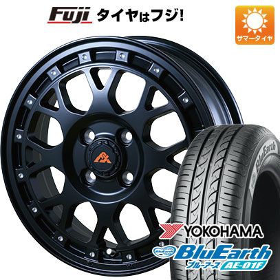 【新品国産車用4穴100】 夏タイヤ ホイール4本セット 185/65R15 ヨコハマ ブルーアース AE-01F ドゥオール アルジェノン フェニーチェ クロスXC8 6J 15インチ(送料無料)|フジ スペシャルセレクション