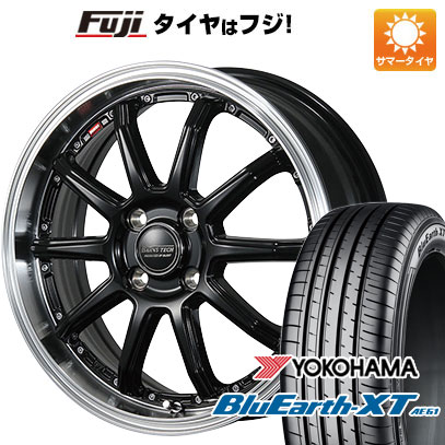 【新品国産車用5穴114.3】 夏タイヤ ホイール4本セット 215/55R17 ヨコハマ ブルーアース XT AE61 ブレスト バーンズテック S10-DP 7J 17インチ(送料無料)|フジ スペシャルセレクション