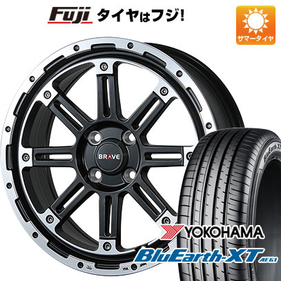 【新品】ライズ/ロッキー（ガソリン） 夏タイヤ ホイール4本セット 195/65R16 ヨコハマ ブルーアース XT AE61 ブレスト バーンズテック ブレイブストリーム 6J 16インチ(送料無料)