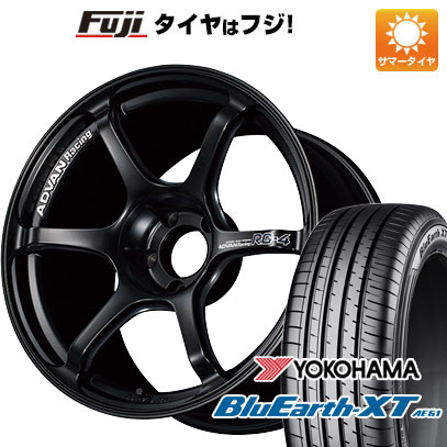 【新品国産車用5穴114.3】 夏タイヤ ホイール4本セット 225/50R18 ヨコハマ ブルーアース XT AE61 ヨコハマ アドバンレーシング RG-4 8J 18インチ(送料無料)｜フジ スペシャルセレクション