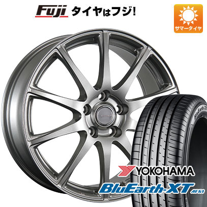 【新品国産車用5穴114.3】 夏タイヤ ホイール4本セット 215/50R18 ヨコハマ ブルーアース XT AE61 ブリヂストン エコフォルム SE-23 7.5J 18インチ(送料無料)|フジ スペシャルセレクション