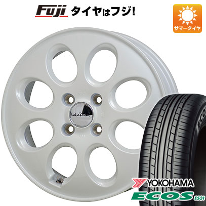 日本製【新品 軽自動車】 夏タイヤ ホイール4本セット 165/55R14 ヨコハマ エコス ES31 ホットスタッフ ララパーム オーバル 4.5J 14インチ(送料無料)|フジ スペシャルセレクション