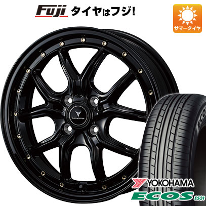日本製【新品 軽自動車】エブリイワゴン 夏タイヤ ホイール4本セット 165/50R15 ヨコハマ エコス ES31 WEDS ウェッズ ノヴァリス アセット S1 4.5J 15インチ(送料無料)|フジ スペシャルセレクション