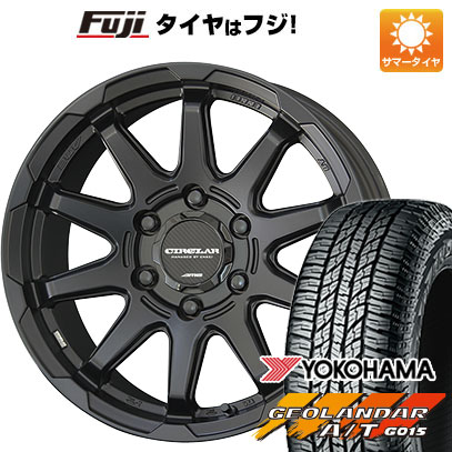 【新品国産車用6穴139.7】 夏タイヤ ホイール4本セット 285/70R17 ヨコハマ ジオランダー A/T G015 OWL/RBL 共豊 サーキュラー C10X 8J 17インチ(送料無料)