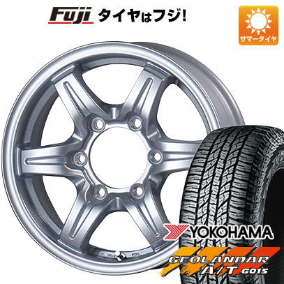 【新品】ハイエース200系 夏タイヤ ホイール4本セット 215/65R16 109/107S ヨコハマ ジオランダー A/T G015 WL/RBL TWS グランヴァード NEO 7J 16インチ(送料無料)｜フジ スペシャルセレクション