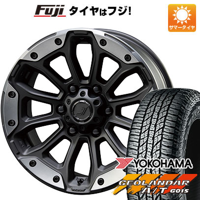 【新品国産車用6穴139.7】 夏タイヤ ホイール4本セット 285/70R17 ヨコハマ ジオランダー A/T G015 OWL/RBL TUS JAPAN ジェップセン MJCR 216 8J 17インチ(送料無料)