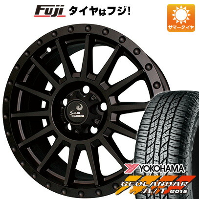 取付対象 送料無料 245 70r16 16インチ Solid Racing ジオランダー サマータイヤ ホイールセット ソリッドレーシング タイヤ ホイール 車用品 大好評 サマータイヤ ホイールセット タービンs1 7j 7 00 16 Yokohama ヨコハマ ジオランダー A T G015 Owl Rbl