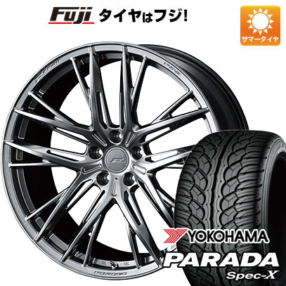 【新品国産車用5穴114.3】 夏タイヤ ホイール4本セット 235/55R20 ヨコハマ PARADA Spec-X WEDS ウェッズ F-ZERO FZ-5 8.5J 20インチ(送料無料)