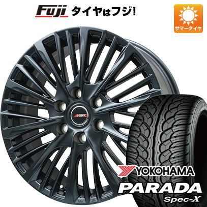 【新品国産車用5穴114.3】 夏タイヤ ホイール4本セット 235/55R20 ヨコハマ PARADA Spec-X プレミックス MER-X マットブラック 8.5J 20インチ(送料無料)