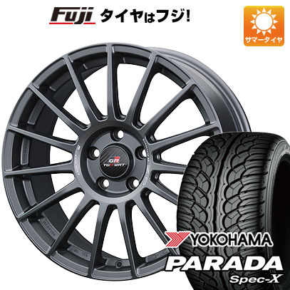 【新品国産車用5穴114.3】 夏タイヤ ホイール4本セット 235/55R20 ヨコハマ PARADA Spec-X OZ スーパーツーリズモ TGR-WRT 8.5J 20インチ(送料無料)
