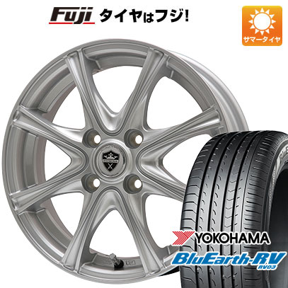 【パンク保証付き】【新品国産車用5穴114.3】 夏タイヤ ホイール4本セット 205/65R15 ヨコハマ ブルーアース RV-03 エルベ エステローザ MZV シルバー 6J 15インチ(送料無料)|フジ スペシャルセレクション