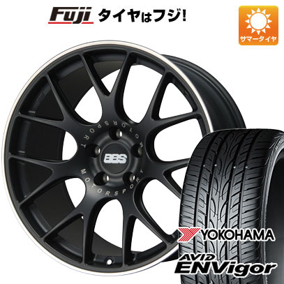 【新品国産車用5穴114.3】 夏タイヤ ホイール4本セット 225/40R19 ヨコハマ エイビッド エンビガーS321 BBS GERMANY CH-R サテンブラック 8J 19インチ(送料無料)