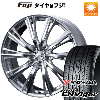 【新品国産車用5穴114.3】 夏タイヤ ホイール4本セット 225/45R19 ヨコハマ エイビッド エンビガーS321 WEDS ウェッズ レオニス WX 19インチ(送料無料)|フジ スペシャルセレクション