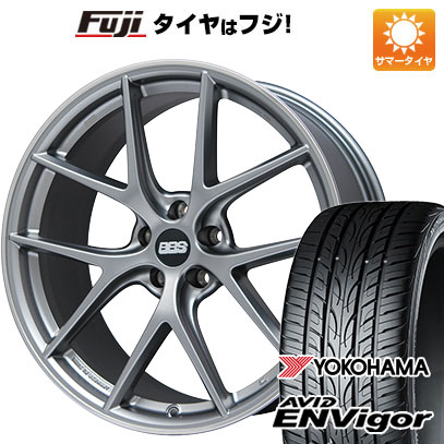 【新品国産車用5穴114.3】 夏タイヤ ホイール4本セット 245/45R20 ヨコハマ エイビッド エンビガーS321 BBS GERMANY CI-R プラチナムシルバー 8.5J 20インチ(送料無料)